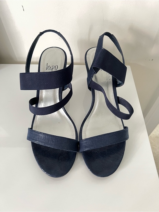 Impo Shoes - Impo Navy Strappy Slingback Sandals